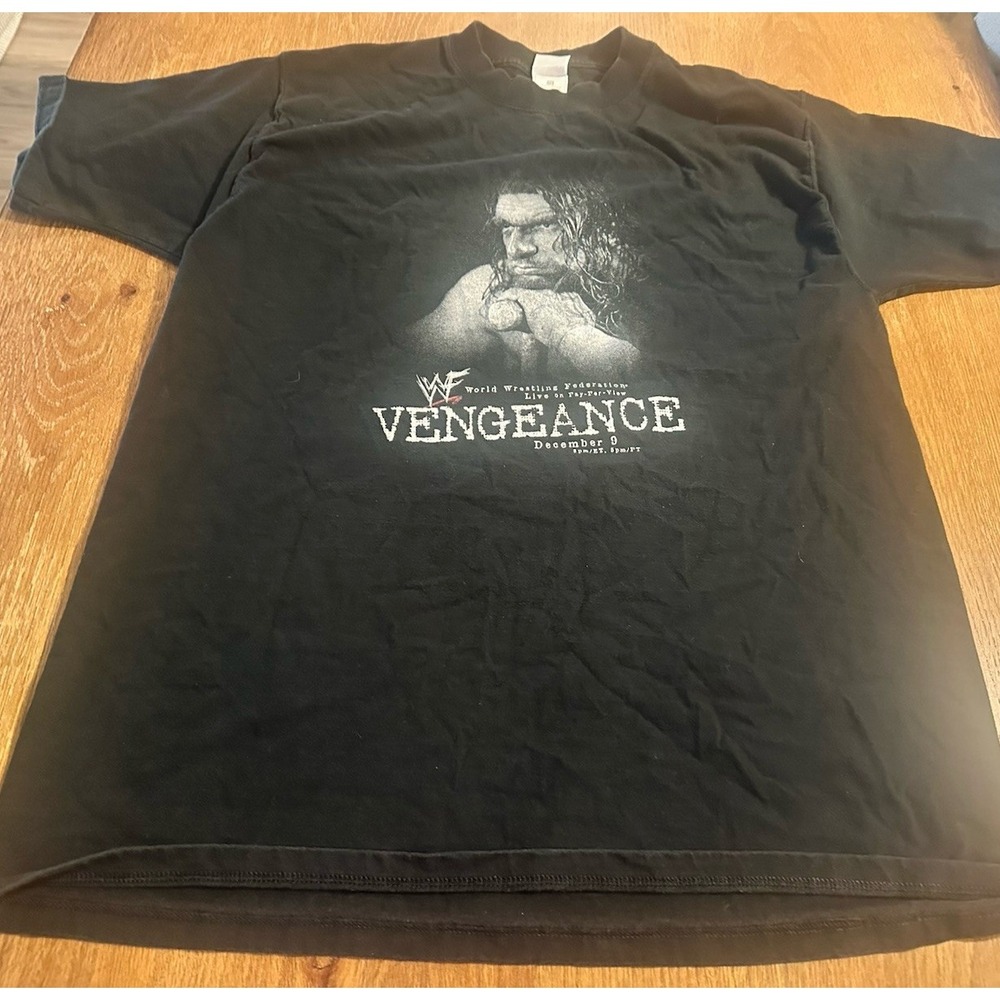 WWF/WWE Triple H 2001 Vengeance PPV Event Shirt Vintage y2k XL Triple H